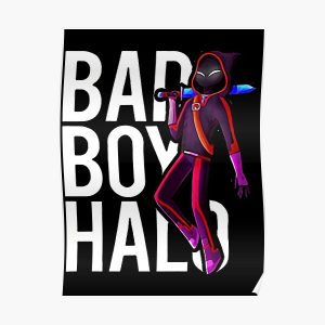 Badboyhalo Merch Badboyhalo Bad Boy Halo Nhân vật Quà tặng cho Người hâm mộ, Dành cho Nam và Nữ, Quà tặng Ngày Giáng sinh Áp phích RB0206 Sản phẩm Offical Technoblade Merch
