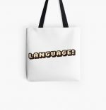"Language!"-BadBoyHalo All Over Print Tote Bag RB0206 product Offical Technoblade Merch