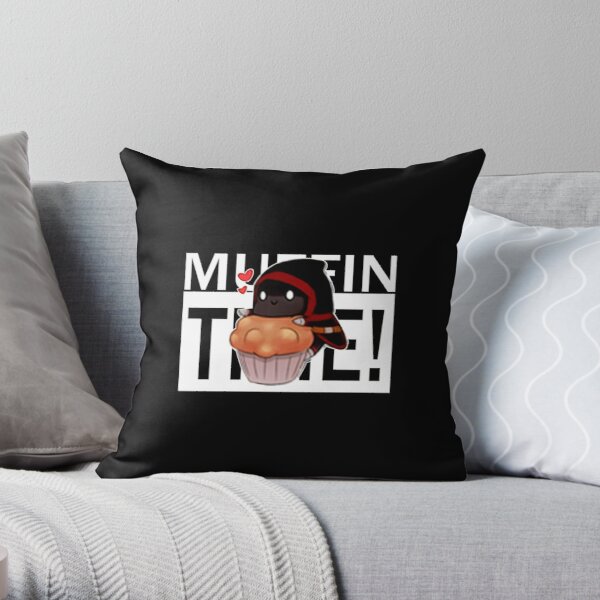 Badboyhalo Merch Badboyhalo Muffin Time Gifts For Fans, For Men and Women, Gift Christmas Day Throw Pillow RB0206 product Offical Technoblade Merch