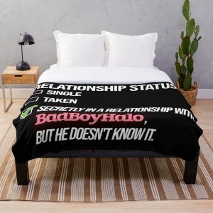 Relationship with BadBoyHalo Throw Blanket RB0206 product Offical Technoblade Merch
