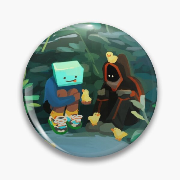 Skeppy and BadBoyHalo at the Pond Pin RB0206 product Offical Technoblade Merch