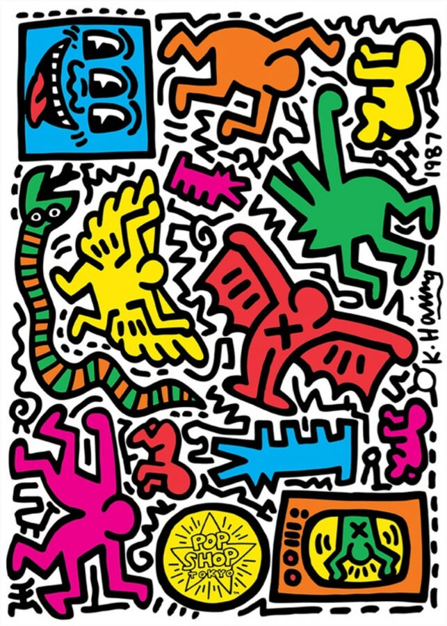 Keith Haring 3 - BadBoyHaLo Merch